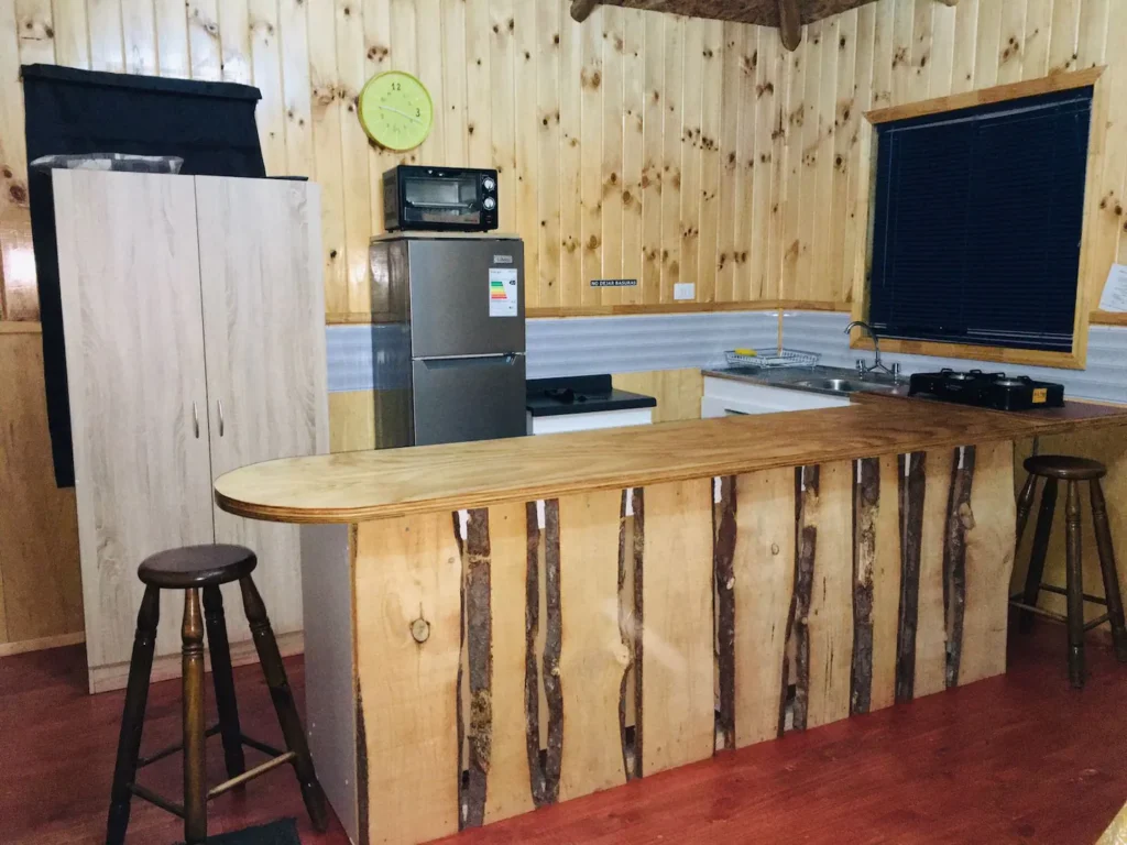 Interior de cabana para 2 personas